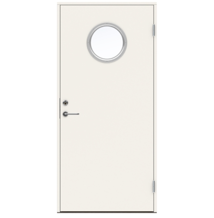 Ytterdörr Swedoor P-1000 Klarglas Vit