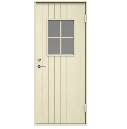 Varmförrådsdörr Swedoor Sälen Klarglas Obehandlad