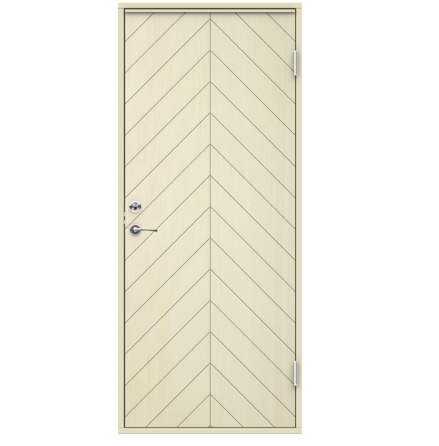 Varmförrådsdörr Swedoor Trysil Tät Obehandlad