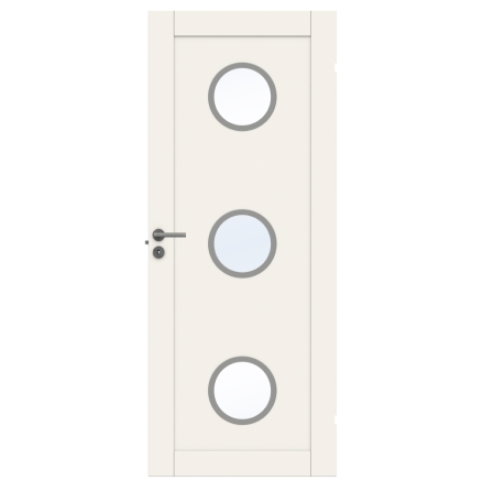 INNERDÖRR SWEDOOR UNIQUE 01L GWA330 VIT KLARGLAS