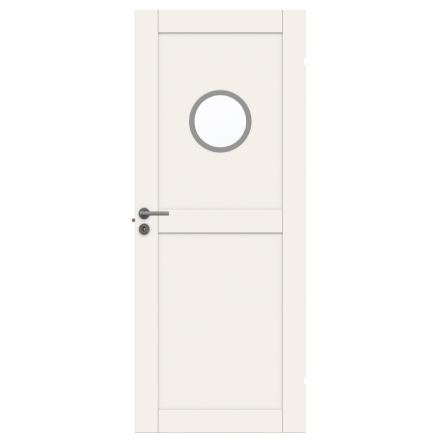 INNERDÖRR SWEDOOR UNIQUE 02L GWA130 VIT KLARGLAS