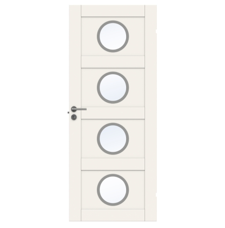 INNERDÖRR SWEDOOR UNIQUE 04L GWA430 VIT KLARGLAS