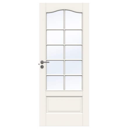 INNERDÖRR SWEDOOR CRAFT SP10B MASSIV KLARGLAS VIT