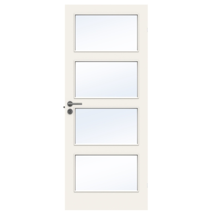 INNERDÖRR SWEDOOR STABLE GW4 KOMPAKT KLARGLAS VIT