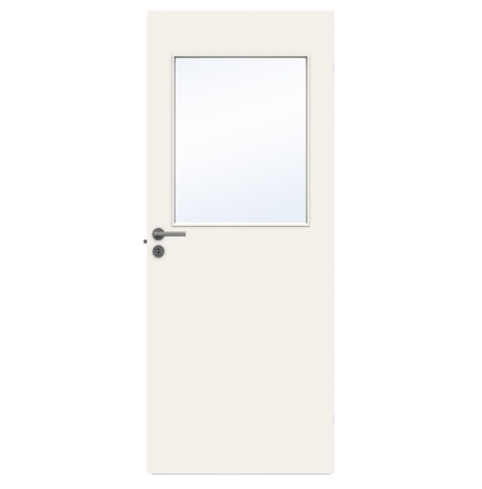 INNERDÖRR SWEDOOR STABLE G21 KOMPAKT KLARGLAS VIT