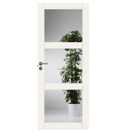 INNERDÖRR SWEDOOR PURITY GW03L KLARGLAS VIT