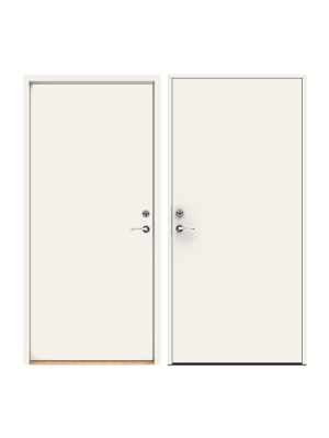 F�rgbyte Tv�f�rgsm�lning (insida standardvit) Klarvit NCS S 0500-N