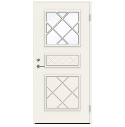 Ytterdörr Swedoor Classic Satie Klarglas Vit