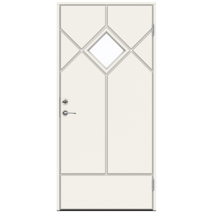 Ytterdörr Swedoor Classic Schumann Klarglas Vit