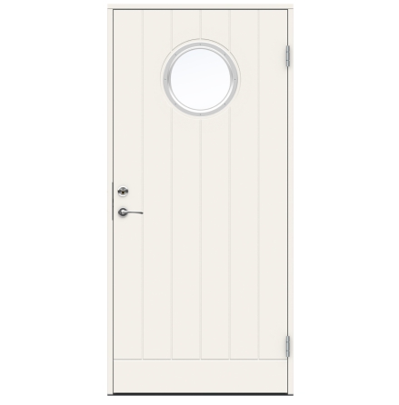 Ytterdörr Swedoor Function Coral Klarglas Vit