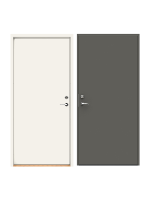 F�rgbyte Tv�f�rgsm�lning (insida standardvit) M�rkgr� NCS S 7000-N