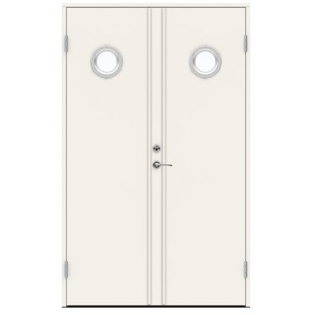 Parytterdörr Swedoor Function Donau Klarglas Vit