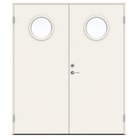 Parytterdörr Swedoor Function Indus Klarglas Vit