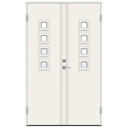 Parytterdörr Swedoor Function Michigan Klarglas Vit