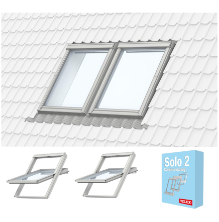 TAKFÖNSTER VELUX DUO PIVÅHÄNGT 18MM