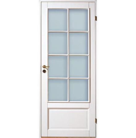 INNERDÖRR DIPLOMAT MASSIV SP8 VIT KLARGLAS