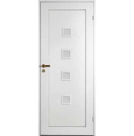 INNERDÖRR DIPLOMAT CONTUR KVADRAT 4 VIT KLARGLAS