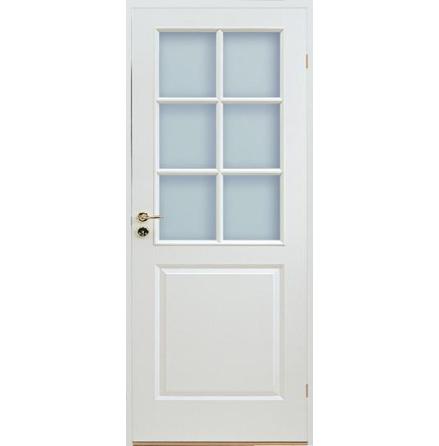 INNERDÖRR DIPLOMAT FORMPRESSAD SP6 VIT KLARGLAS