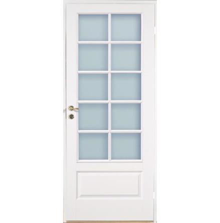 INNERDÖRR DIPLOMAT FORMPRESSAD SP10 VIT KLARGLAS