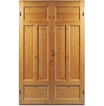 PARINNERDÖRR DIPLOMAT MASSIV 4 FURU TÄT