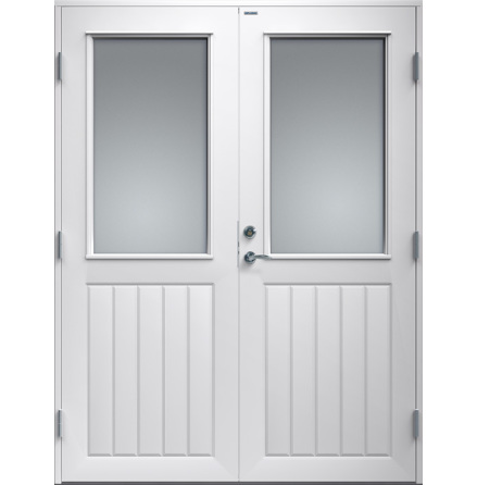 PARYTTERDÖRR DIPLOMAT ALTAN 12 VITMÅLAT TRÄ