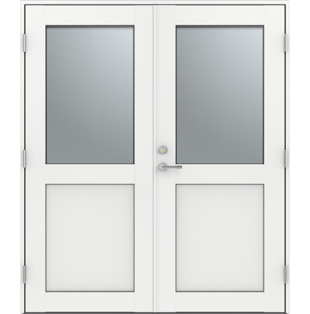 PARYTTERDÖRR DIPLOMAT ALTAN 12 VIT ALUMINIUM