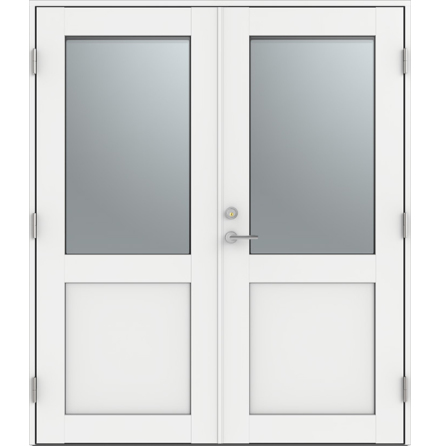 PARYTTERDÖRR DIPLOMAT ALTAN 13 VIT ALUMINIUM