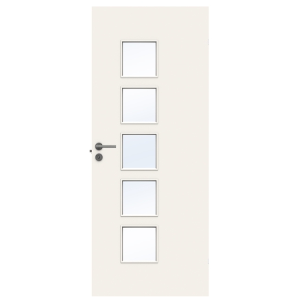 INNERDÖRR SWEDOOR STABLE EFFECT Q505 KLARGLAS VIT