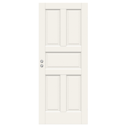 SKJUTDÖRR SWEDOOR CRAFT 05 MASSIV SPEGELDÖRR VIT INFÄLLD