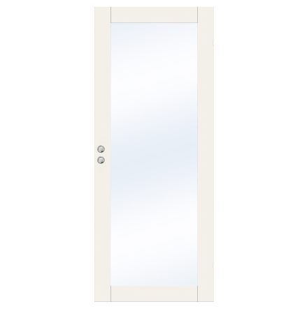 SKJUTD�RR SWEDOOR PURITY GW01L KLARGLAS VIT INF�LLD