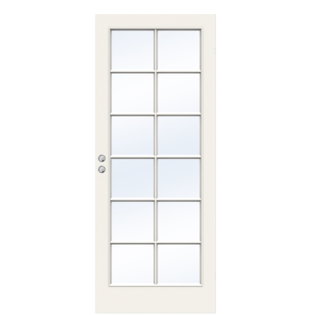 SKJUTDÖRR SWEDOOR STYLE SP12 FORMPRESSAD LÄTTDÖRR VIT INFÄLLD