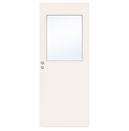 SKJUTDÖRR SWEDOOR EASY G21 LÄTTDÖRR KLARGLAS VIT INFÄLLD