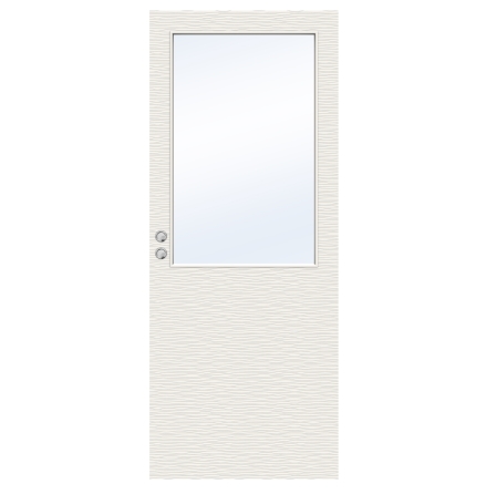 SKJUTD�RR SWEDOOR CHARISMA D300 GW13 MASSIV KLARGLAS VIT INF�LLD