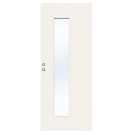 SKJUTDÖRR SWEDOOR STABLE EFFECT Q510 KLARGLAS VIT INFÄLLD