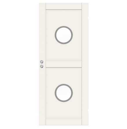 SKJUTD�RR SWEDOOR UNIQUE 02L GWA230 VIT KLARGLAS INF�LLD