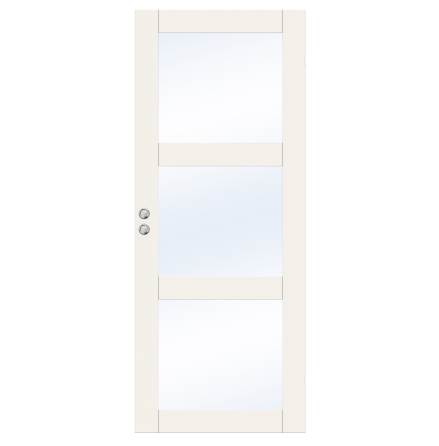 SKJUTD�RR SWEDOOR UNIQUE GW03L VIT KLARGLAS INF�LLD