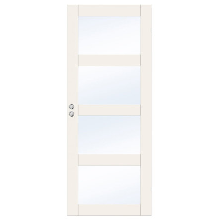 SKJUTD�RR SWEDOOR UNIQUE GW04L VIT KLARGLAS INF�LLD